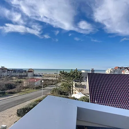 Nouveau Vue Face Dunes A Stella-plage Avec Piscine Chauffee 빌라