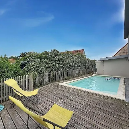 Villa Nouveau Vue Face Dunes A Stella-plage Avec Piscine Chauffee